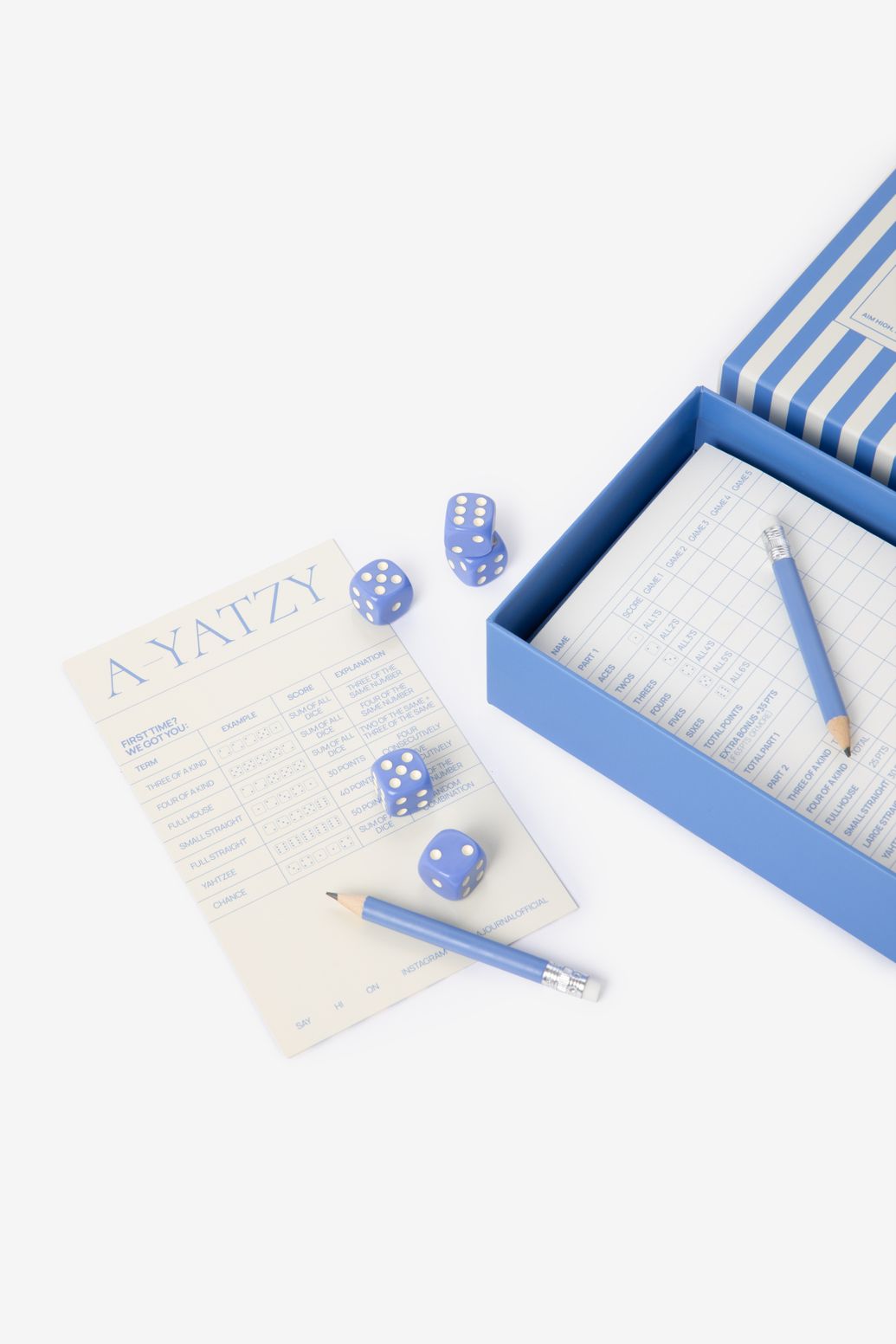 A-journal Yatzy spel
