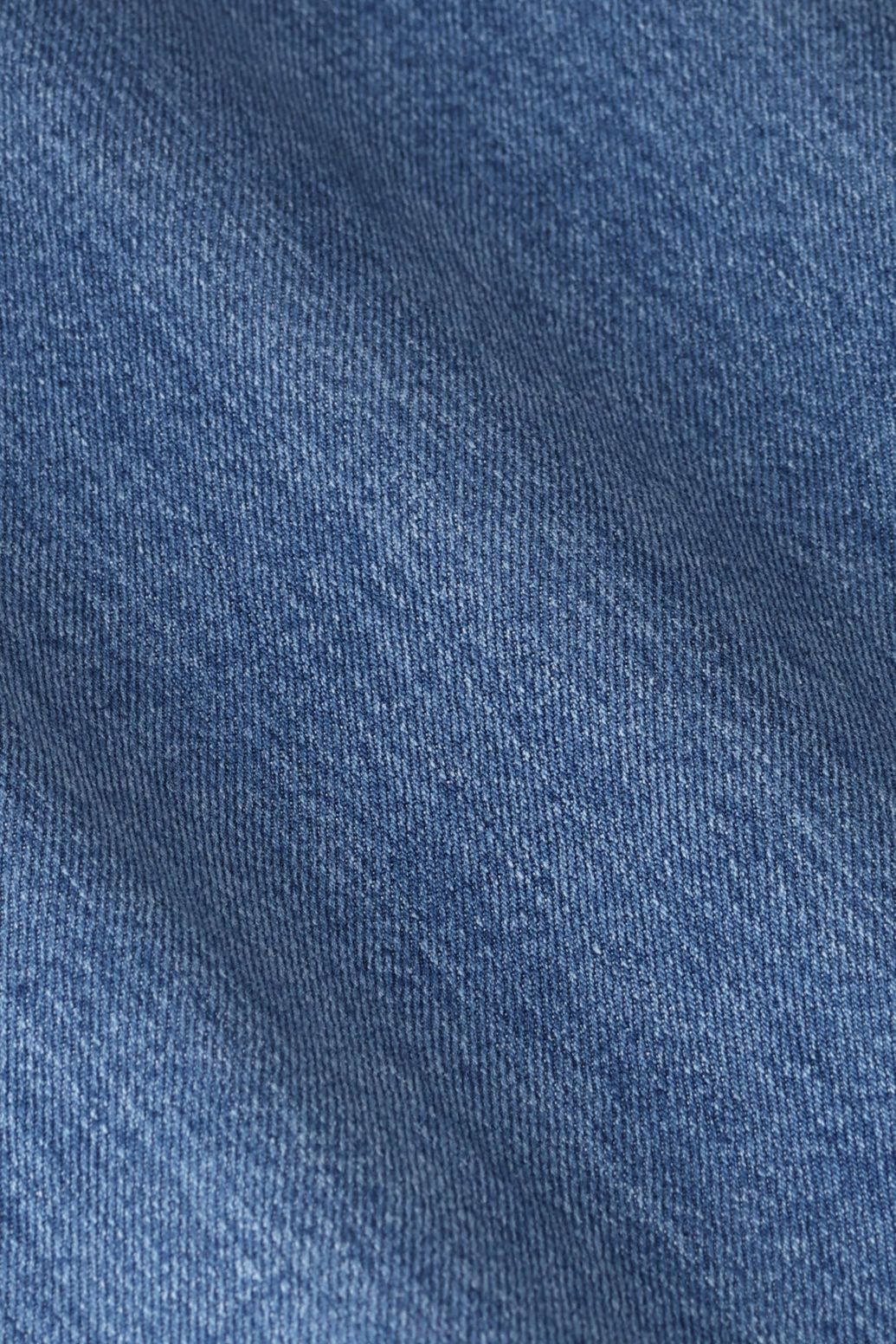 Blauwe high waist wide leg jeans