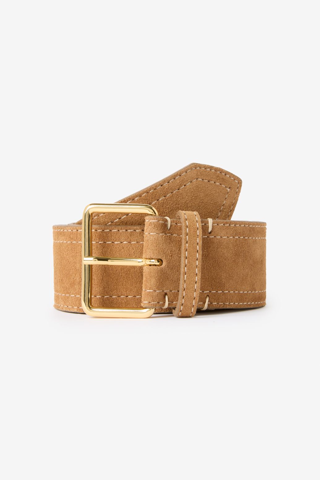 Beige suède riem