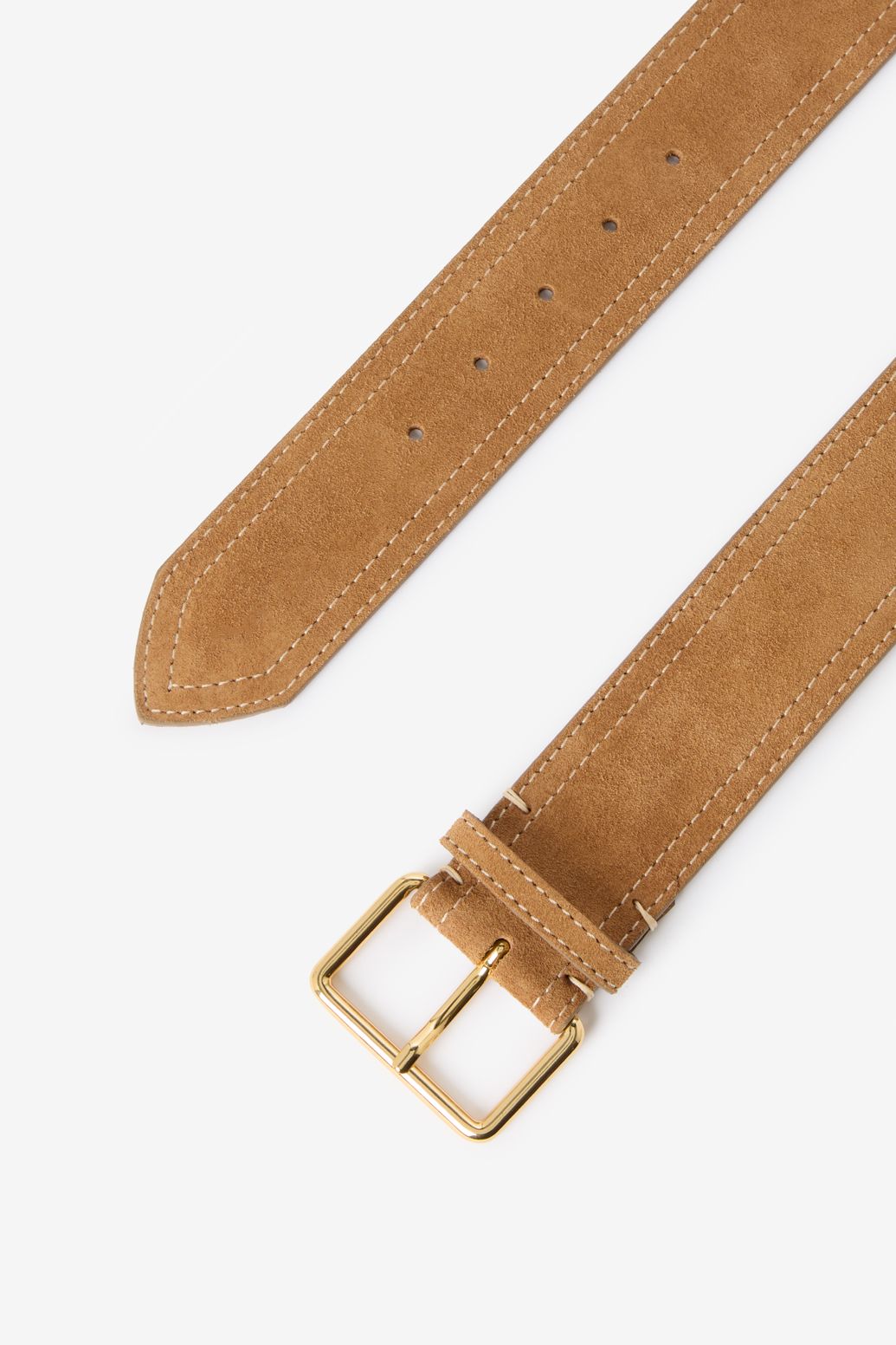 Beige suède riem