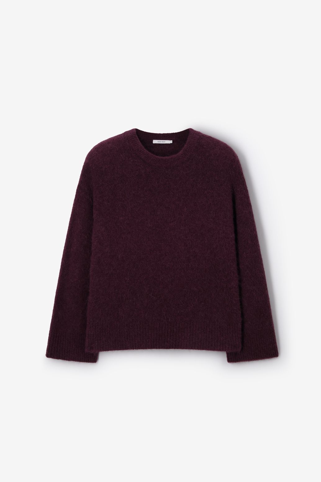 Strickpullover - dunkelrot