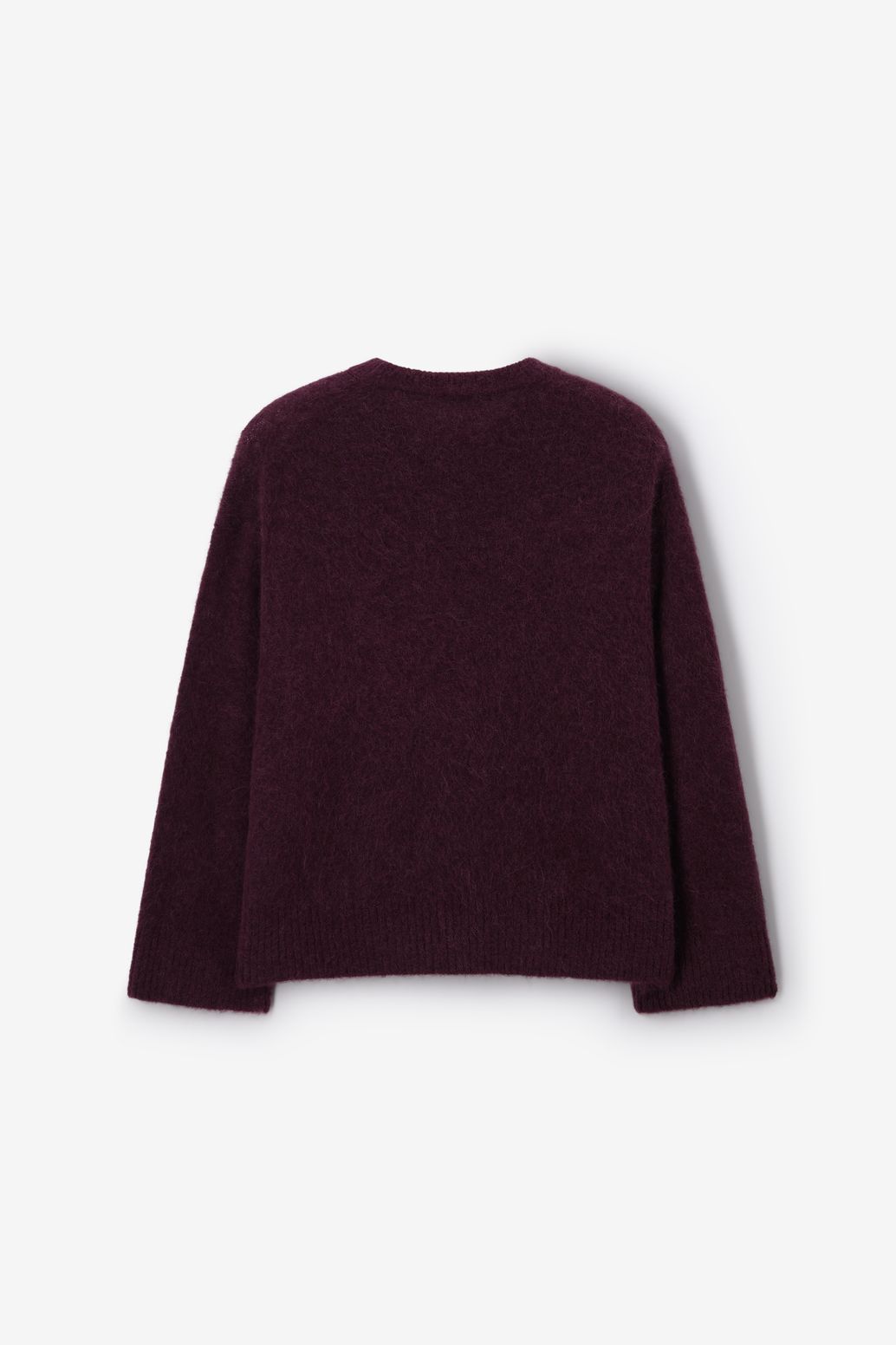 Strickpullover - dunkelrot