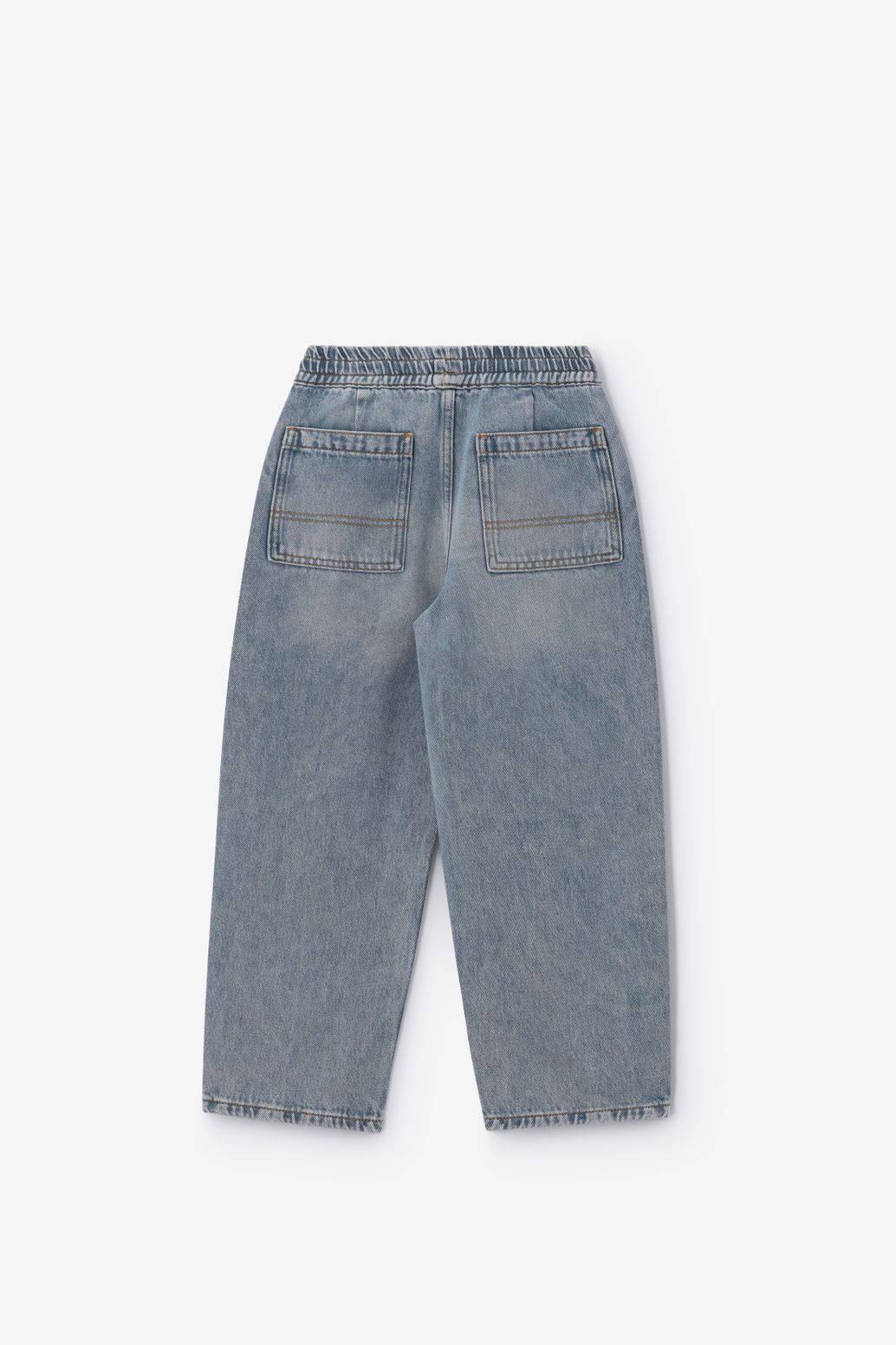 Lichtblauwe barrel jeans