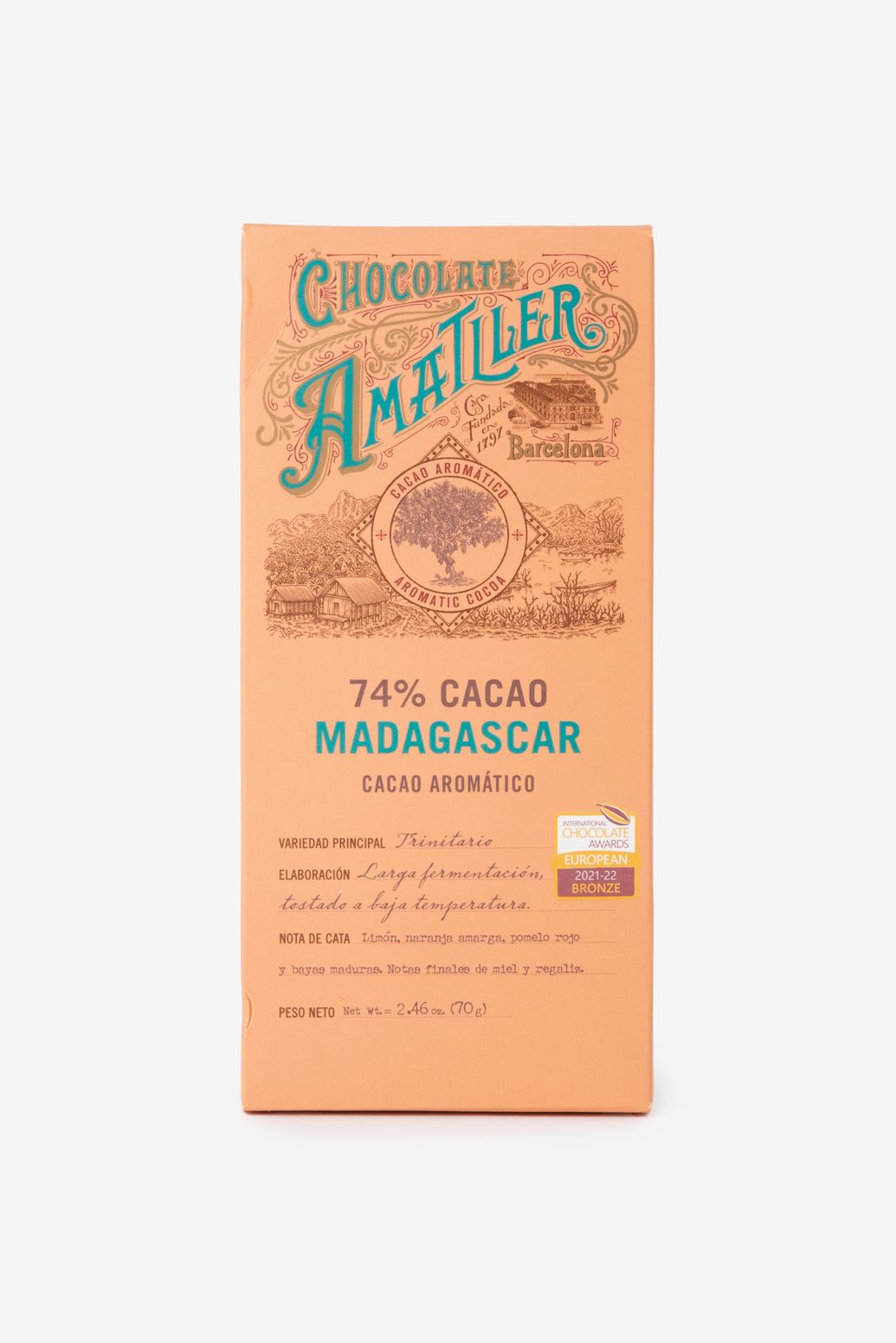 Amatller chocoladereep Madagascar