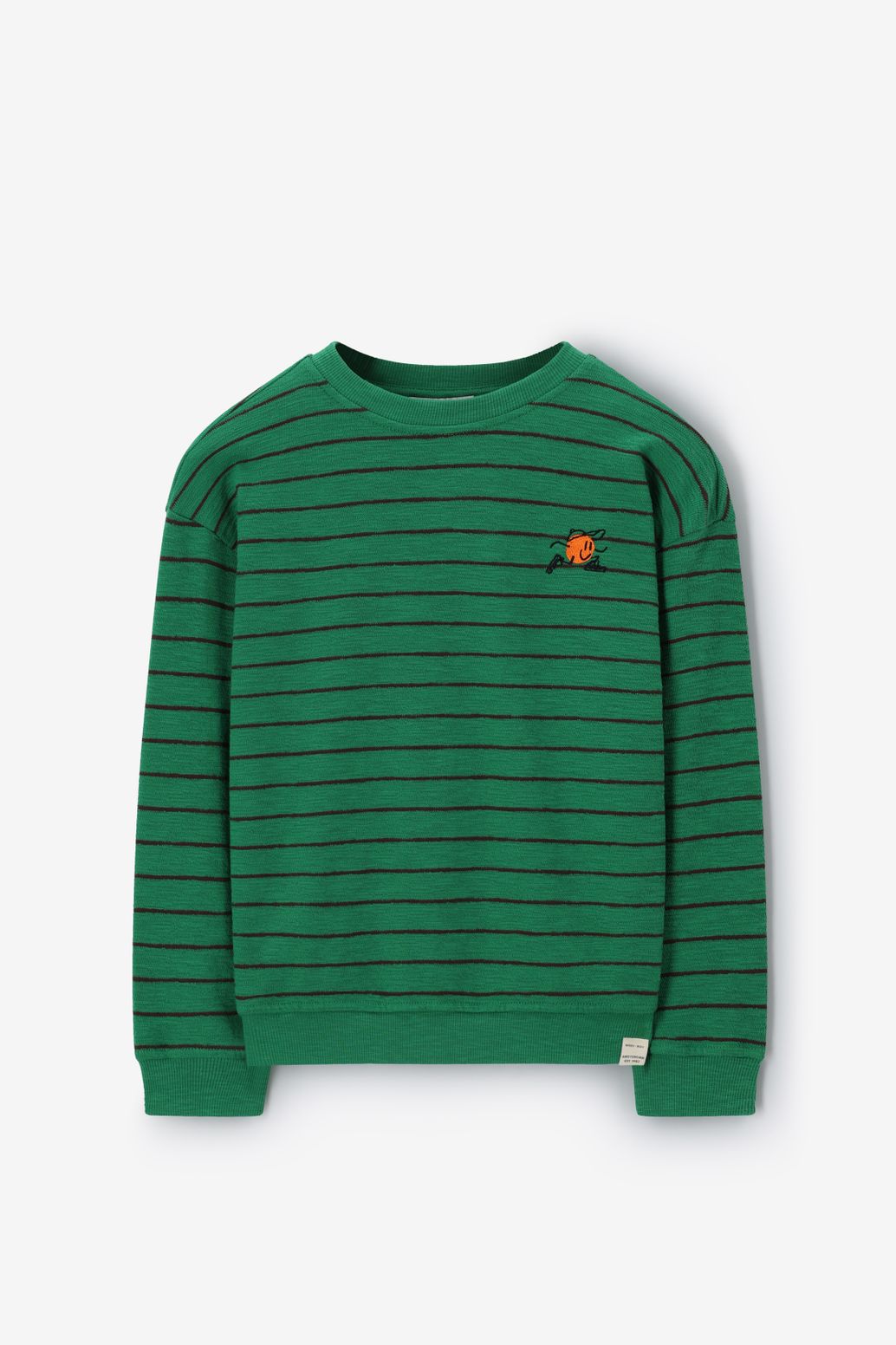 Groene gestreepte longsleeve