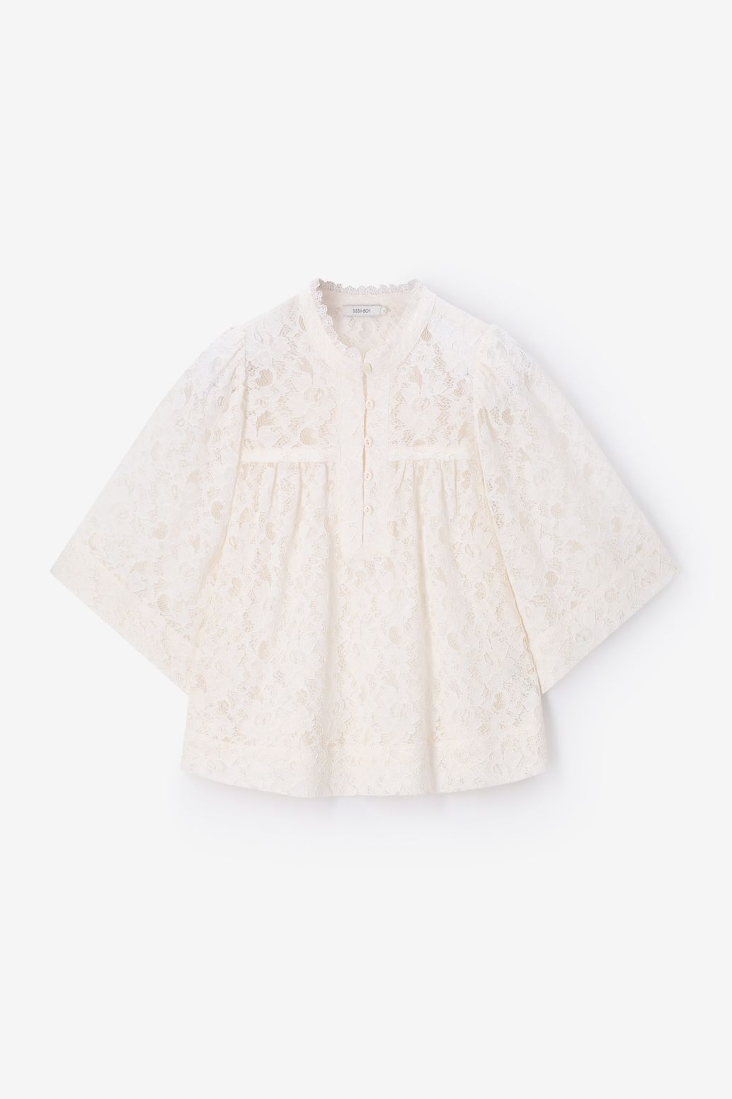 Blouse en dentelle - blanc