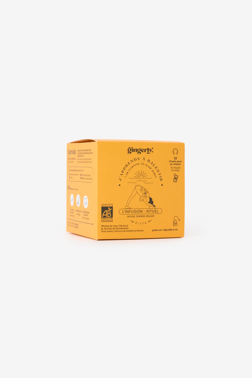 Gingerly biologische rozenblaadjes thee