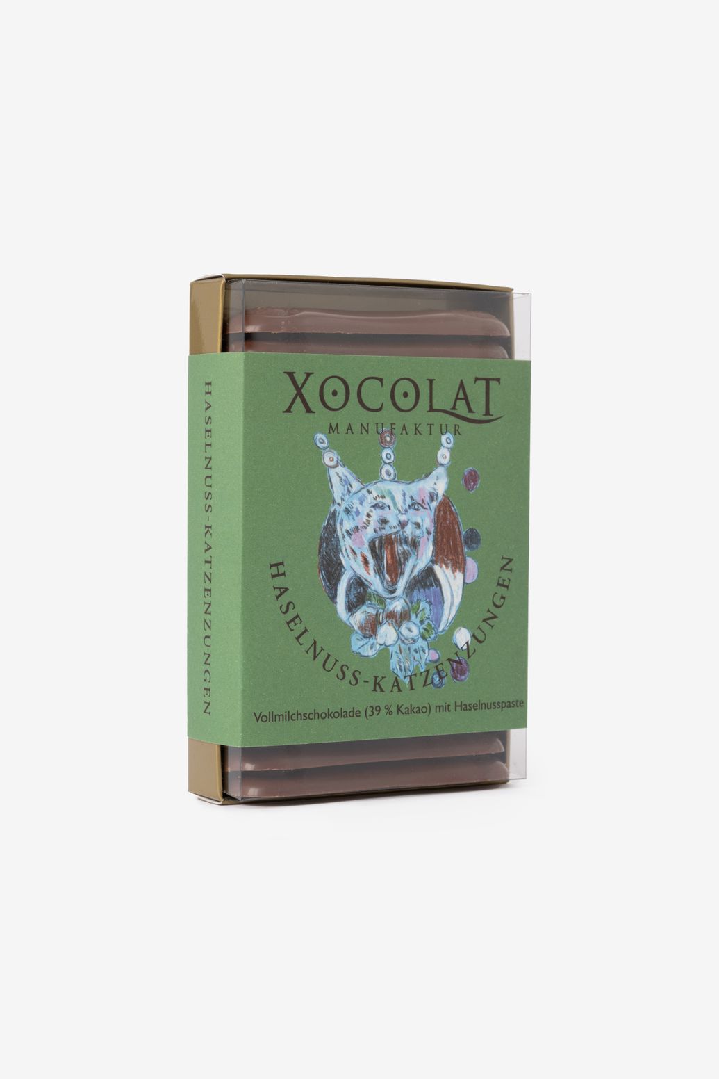 Xocolat Langues de chat chocolat noisettes