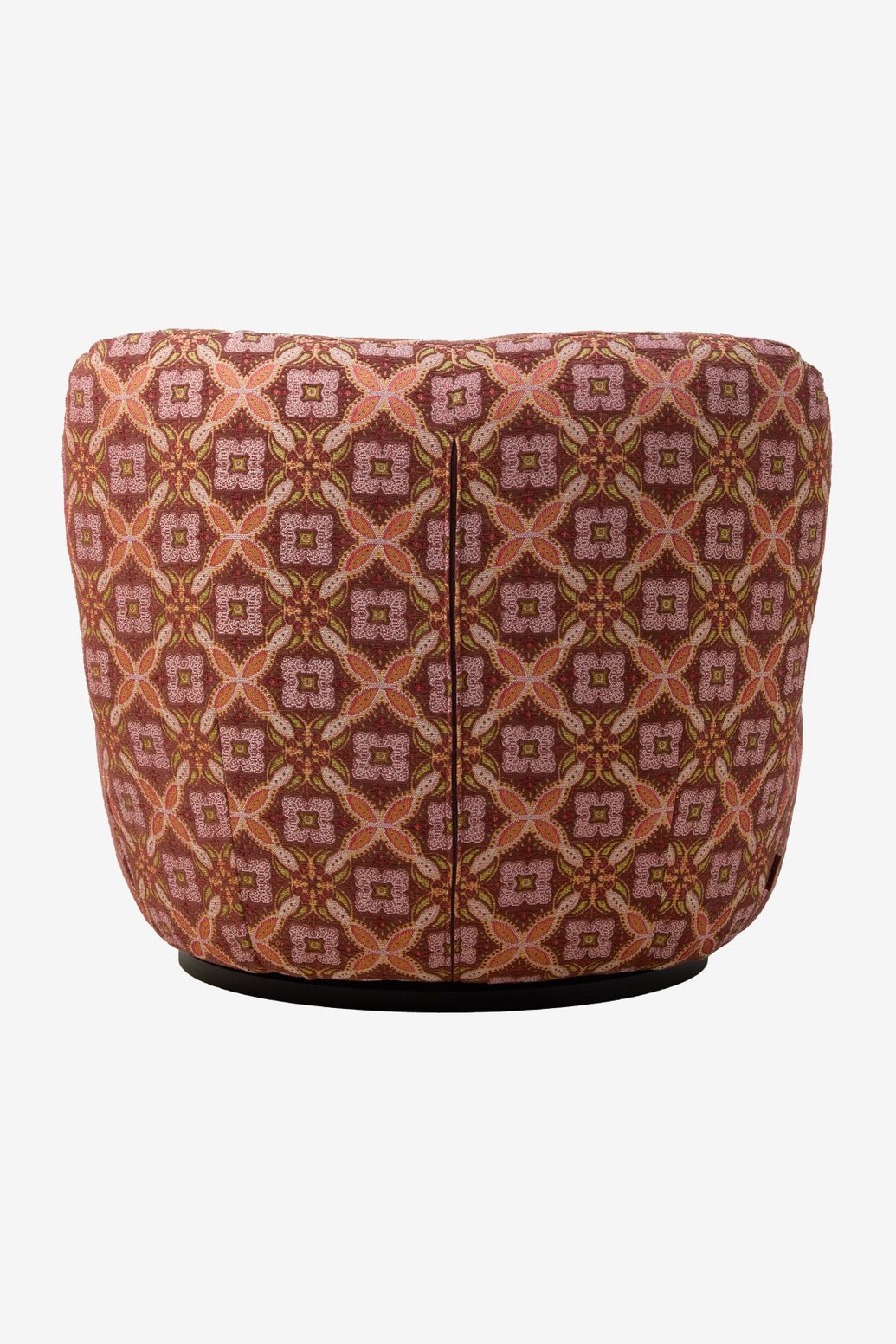 Multicolour Anne draaifauteuil met tile print