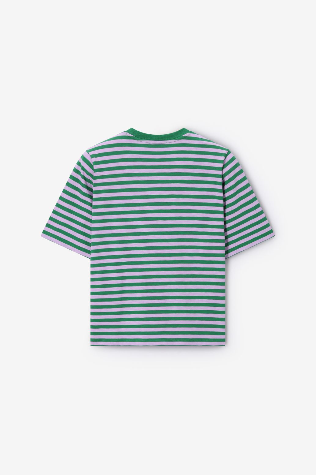 Groen gestreept T-shirt