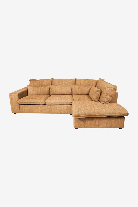 Baron bank 2.5-zits lounge rechts Be Straight Mustard