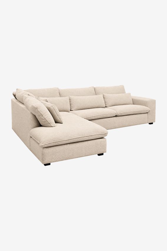 Baron bank 3.5-zits lounge links Macan Ecru