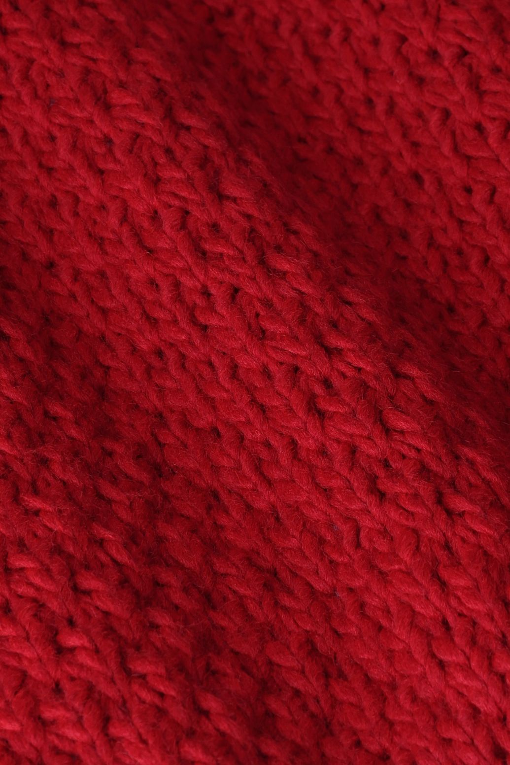 Gilet sans manches tricoté - rouge