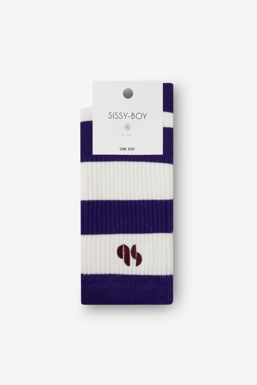 Gestreifte Socken - blau/weiß