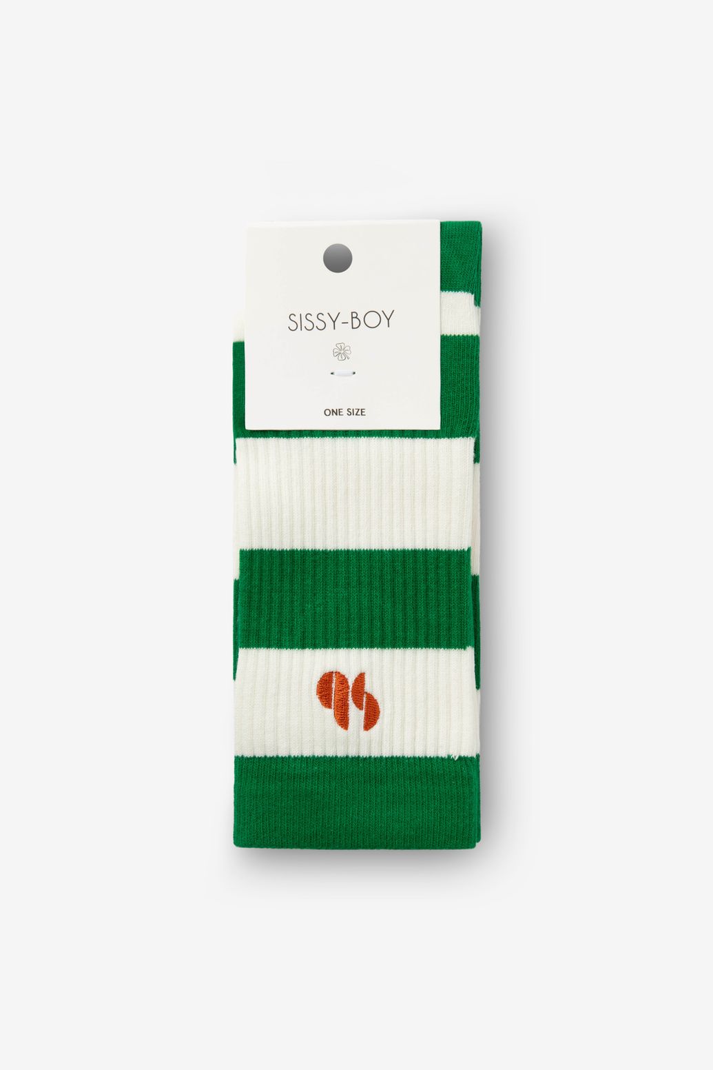 Chaussettes avec rayures - vert