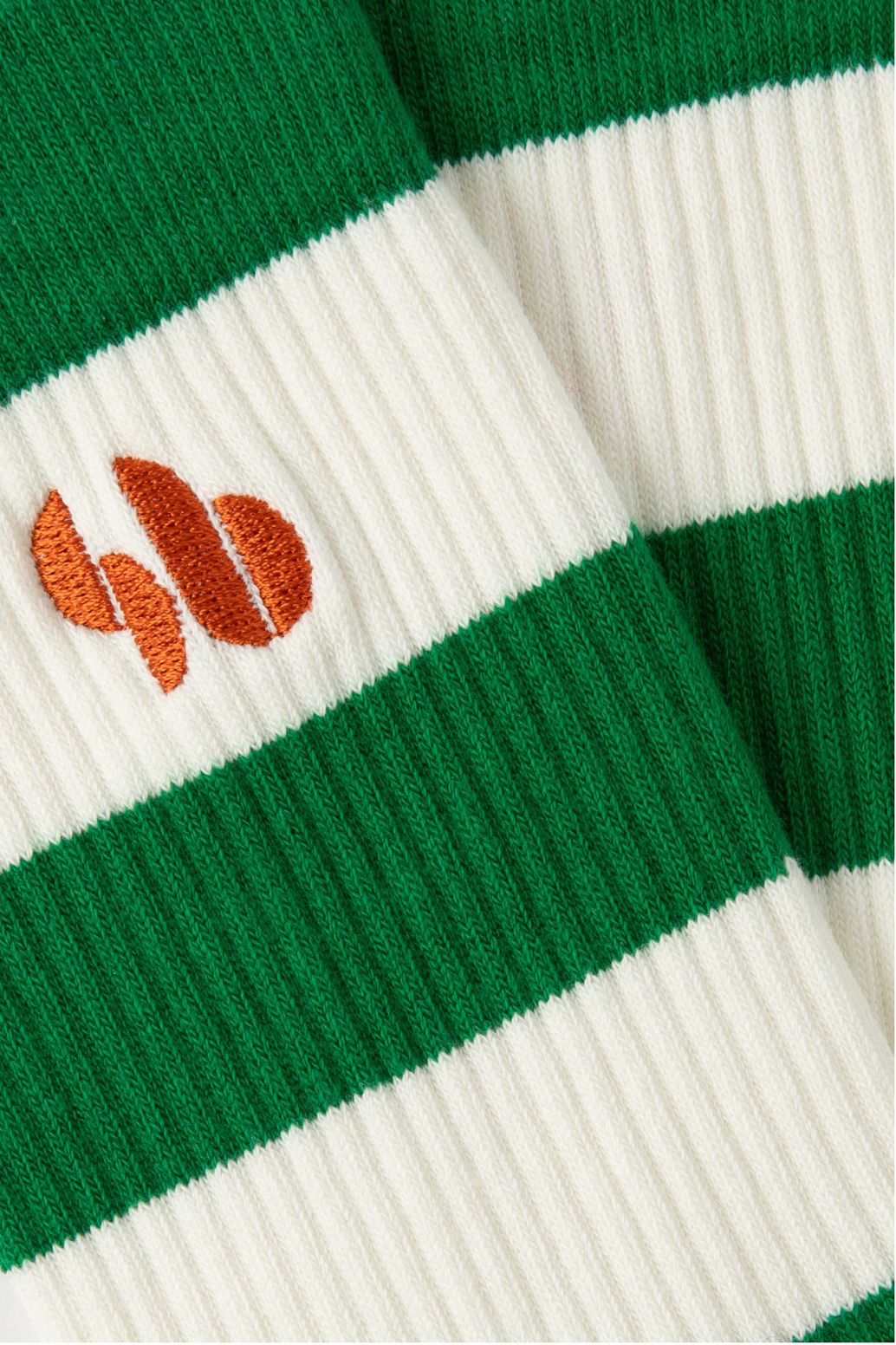 Chaussettes avec rayures - vert
