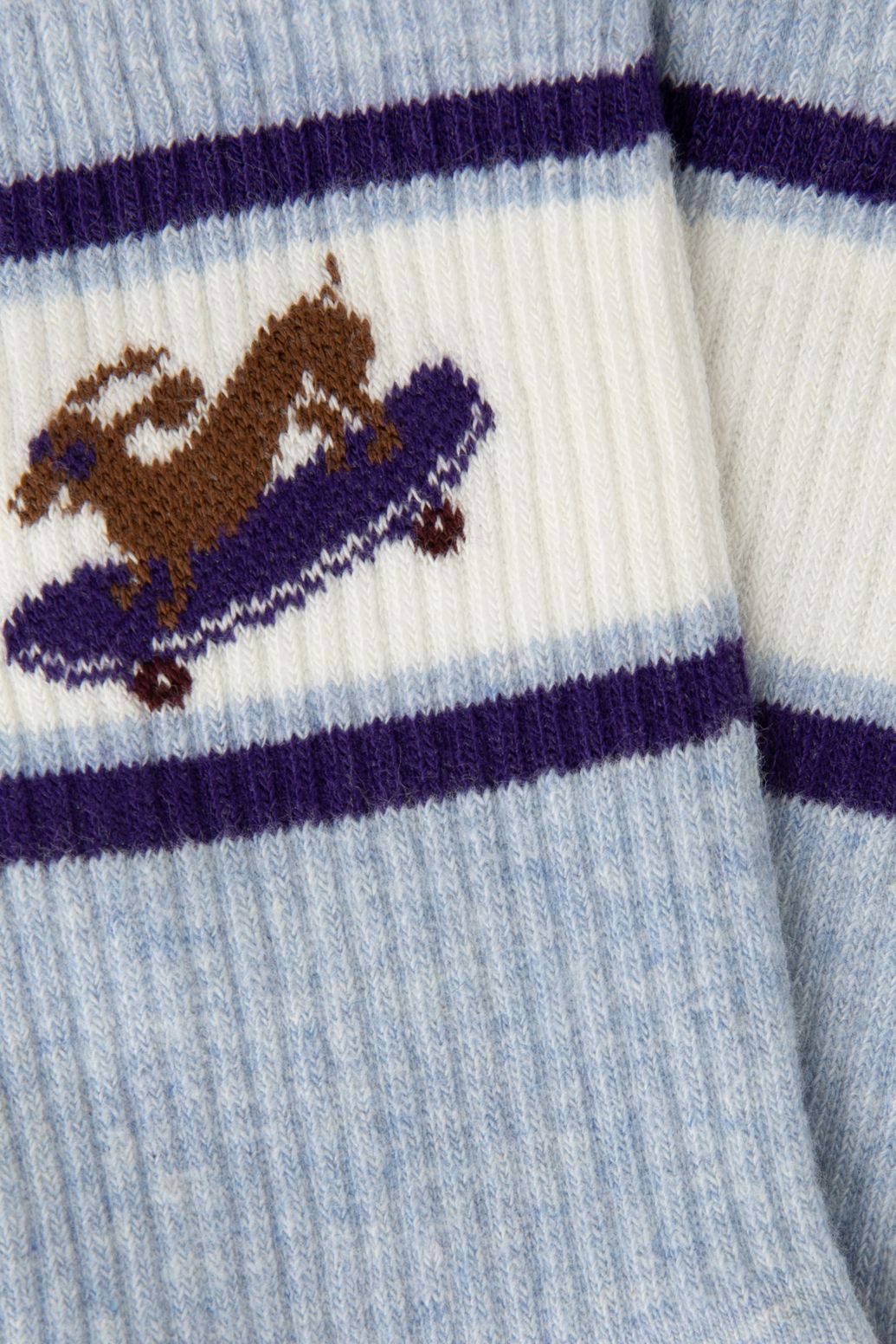 Chaussettes avec chien - bleu clair
