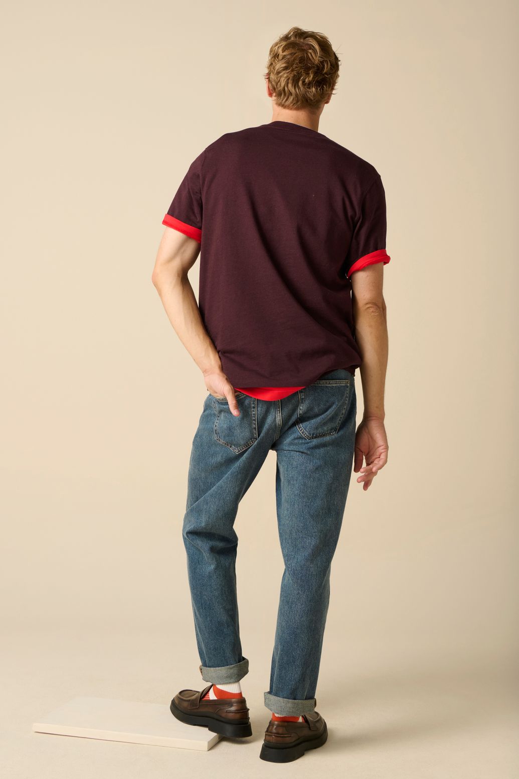 T-shirt - rouge foncé