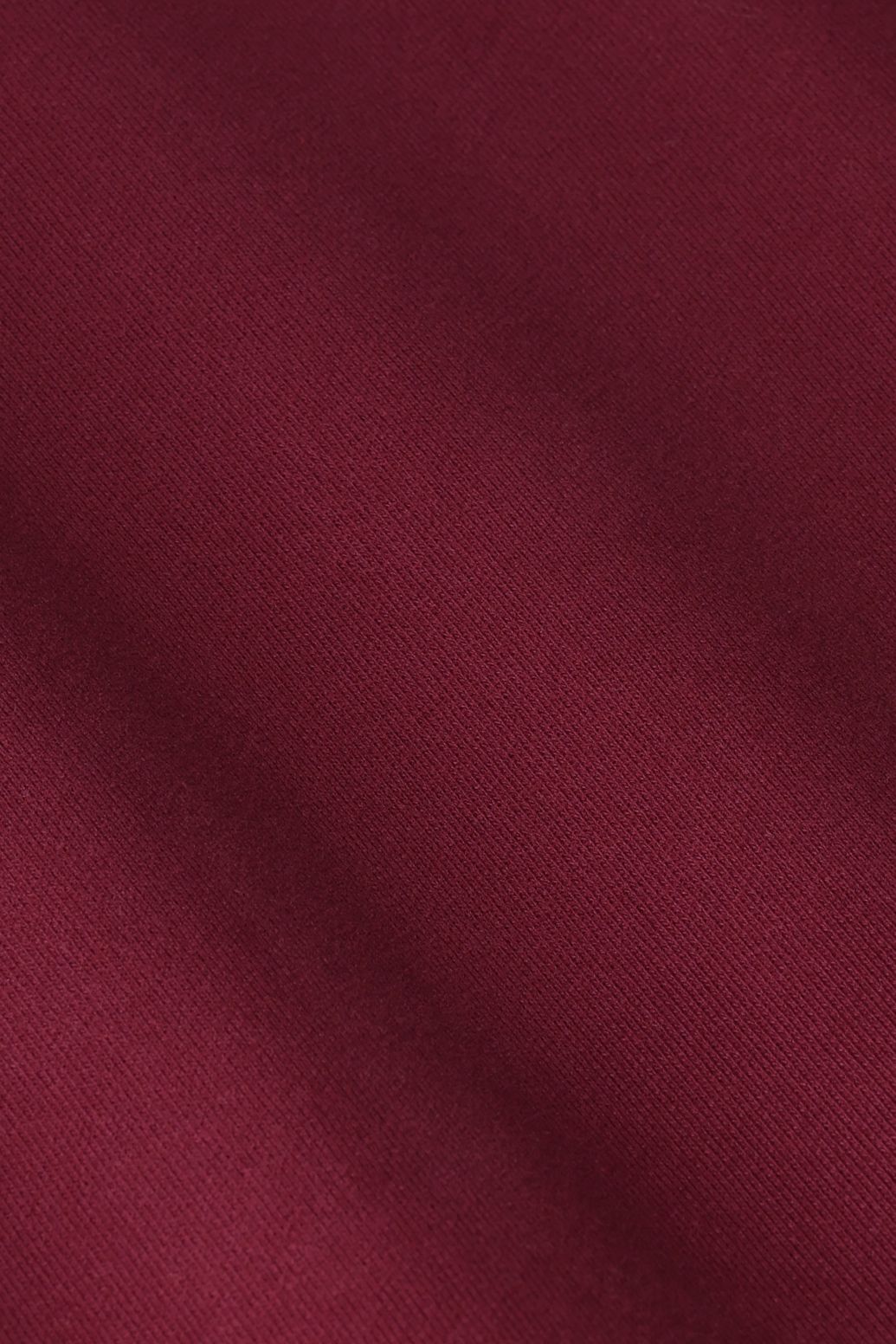 Pull avec col et fermeture éclair - rouge foncé