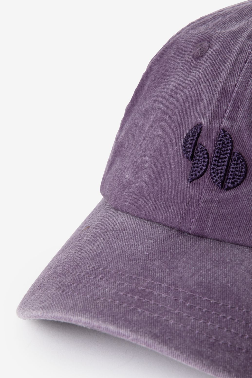 Casquette en tissu sergé - violet