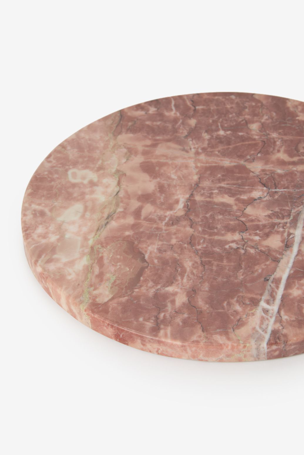 Roze marmeren dienblad