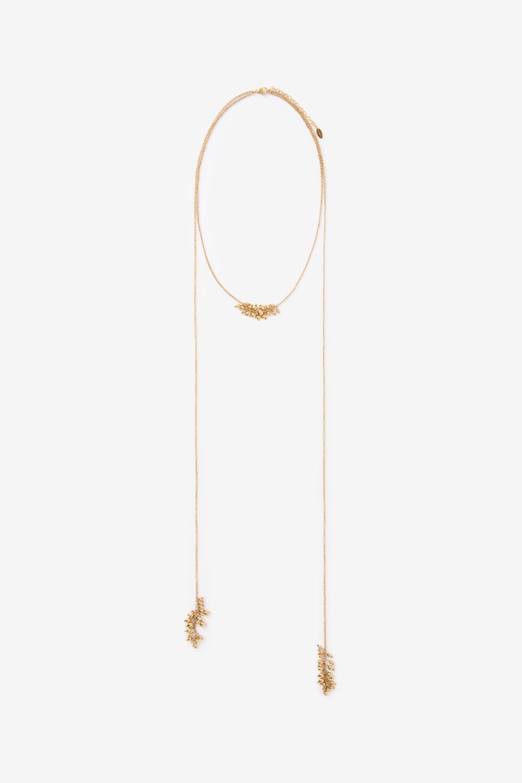 Gold-plated Kette mit Anhängern